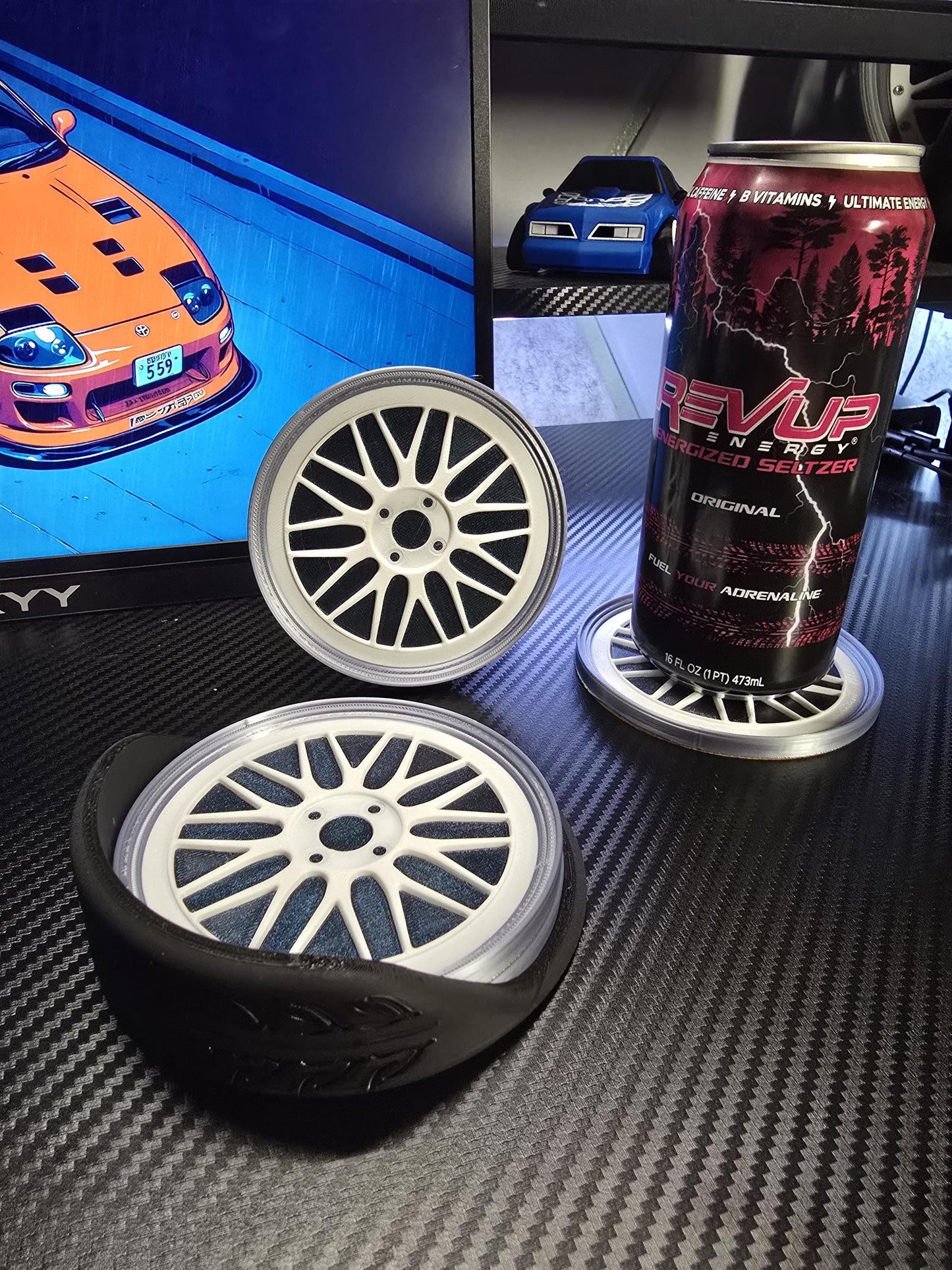 BBS Style Drink Coasters