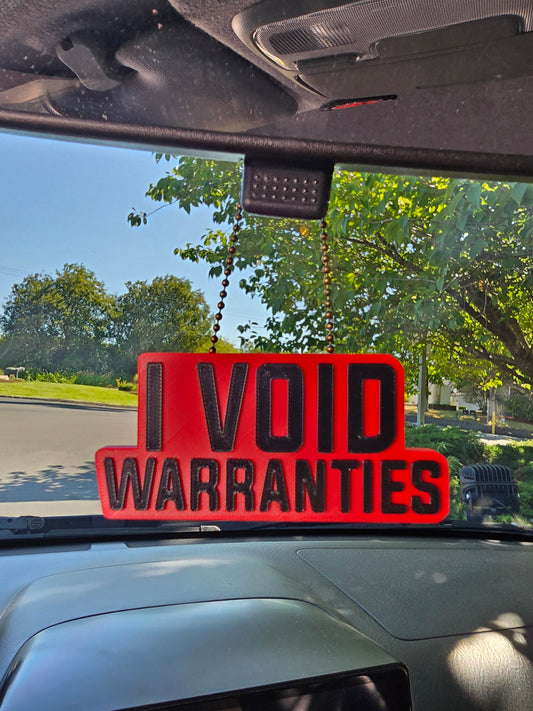 Void Warranties Charm