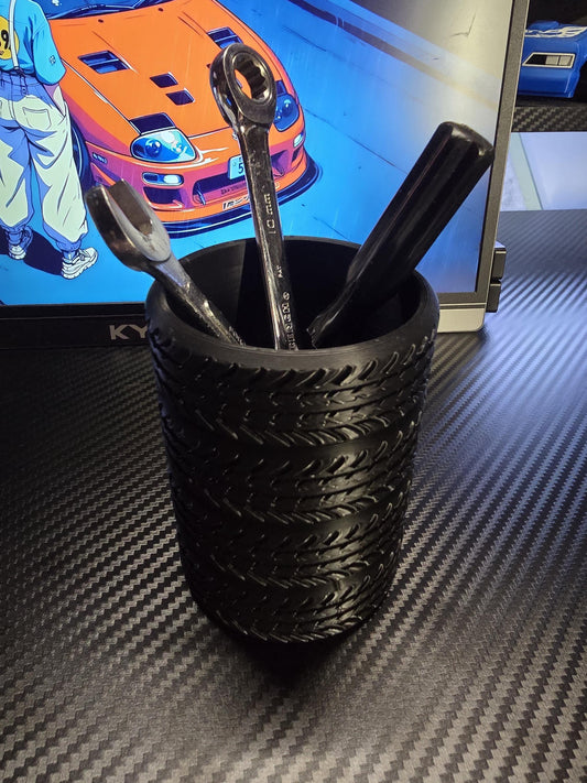 Tire Stack Pen Holder