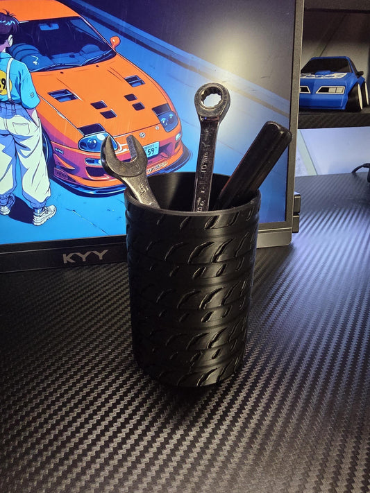 Race Tire Style Pen Holder
