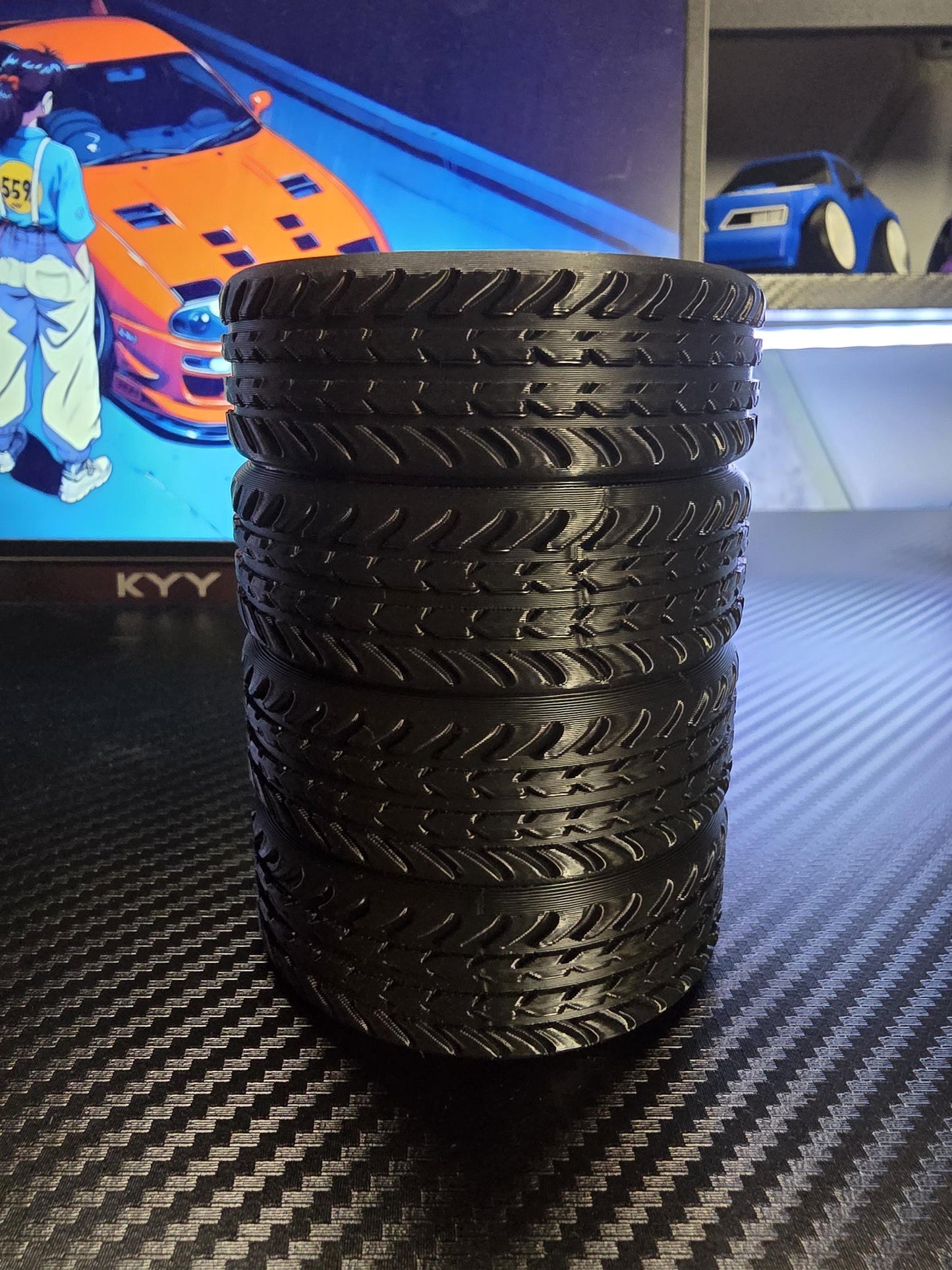 Tire Stack Pen Holder