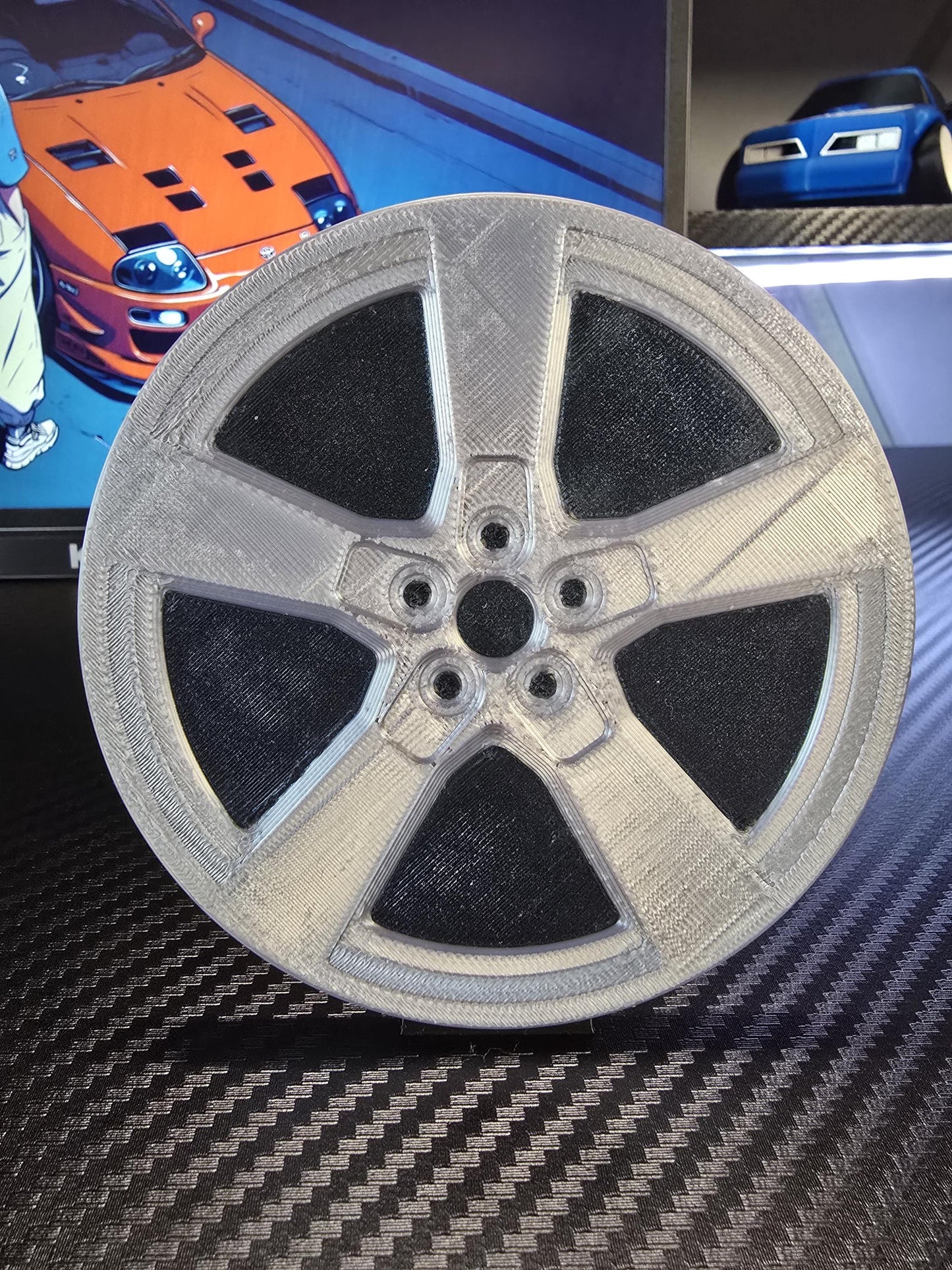 Camaro Style Wheel Drink Coasters