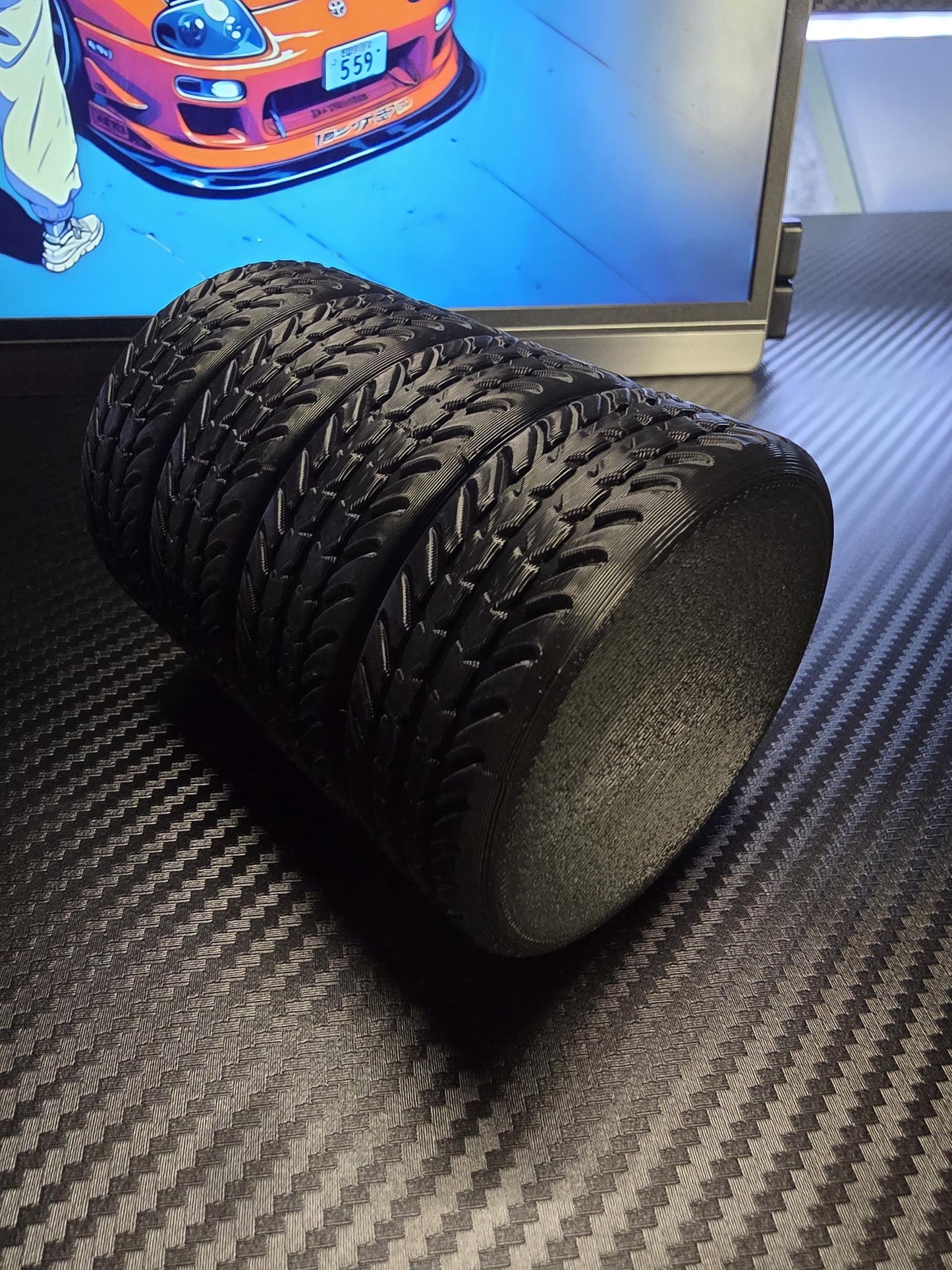 Tire Stack Pen Holder