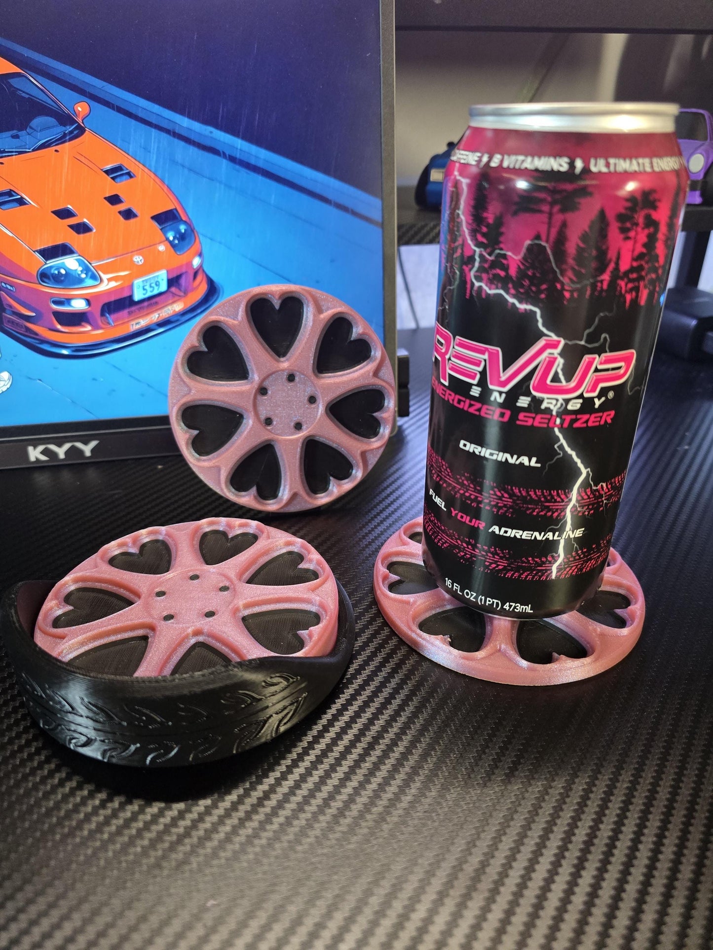Kokoro Heart Style Drink Coasters