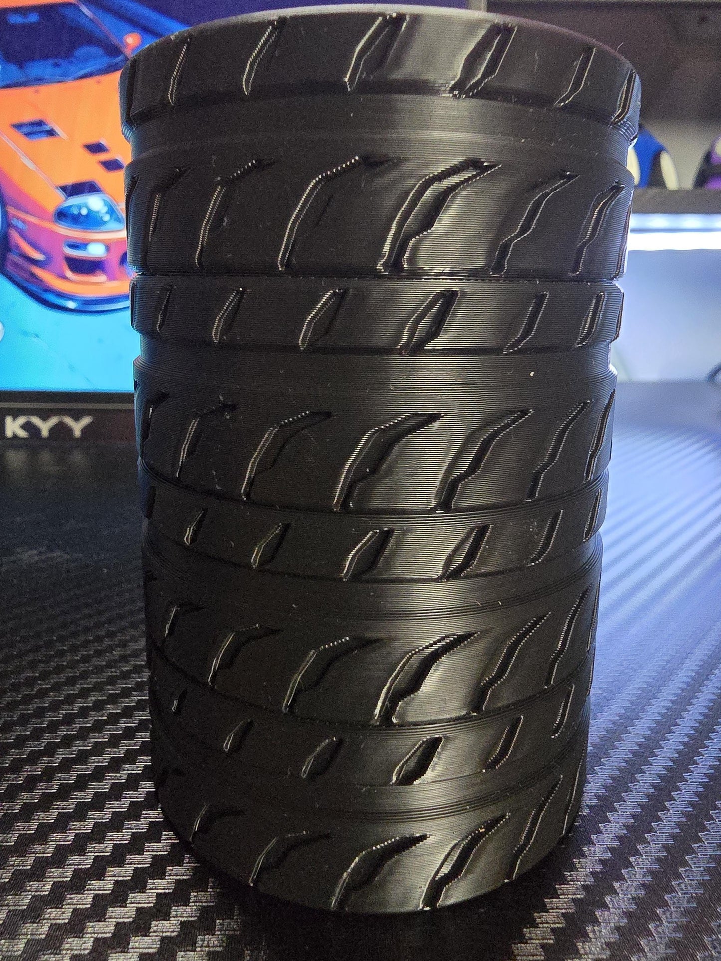 Race Tire Style Pen Holder