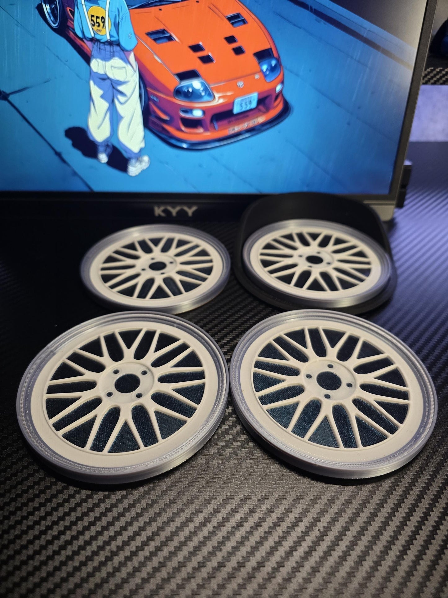 BBS Style Drink Coasters