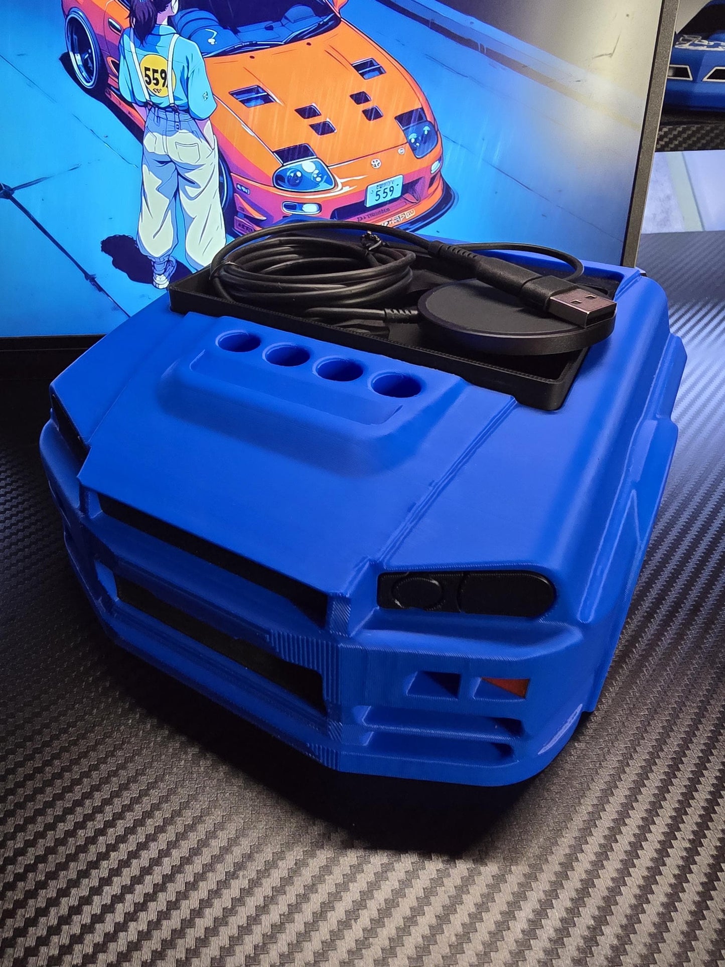 R34 Skyline Style Desk Organizer