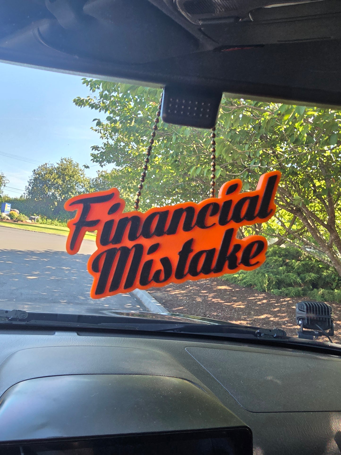 Financial Mistake Charm