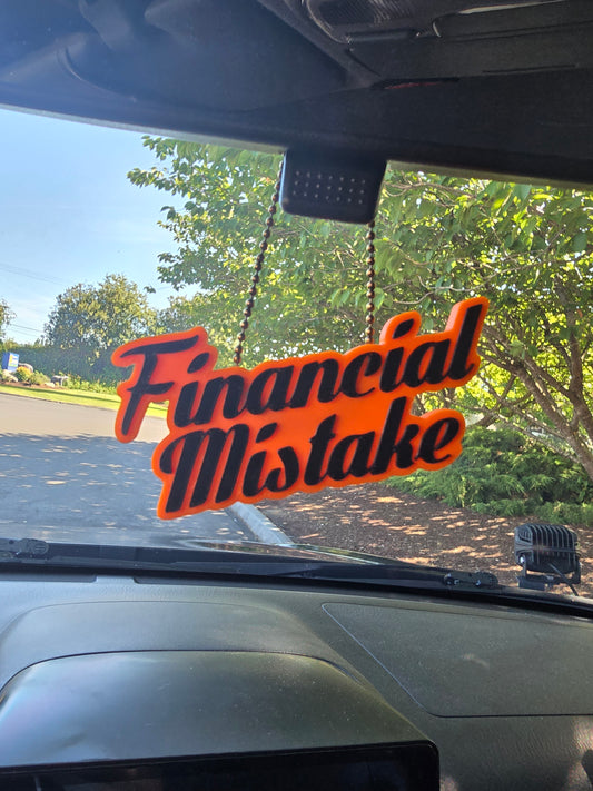 Financial Mistake Charm